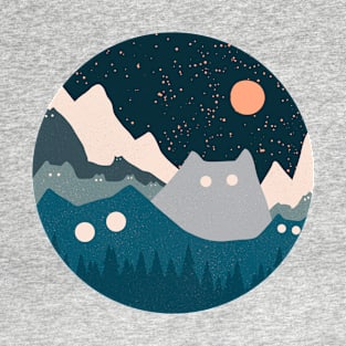 Mountains Cats T-Shirt